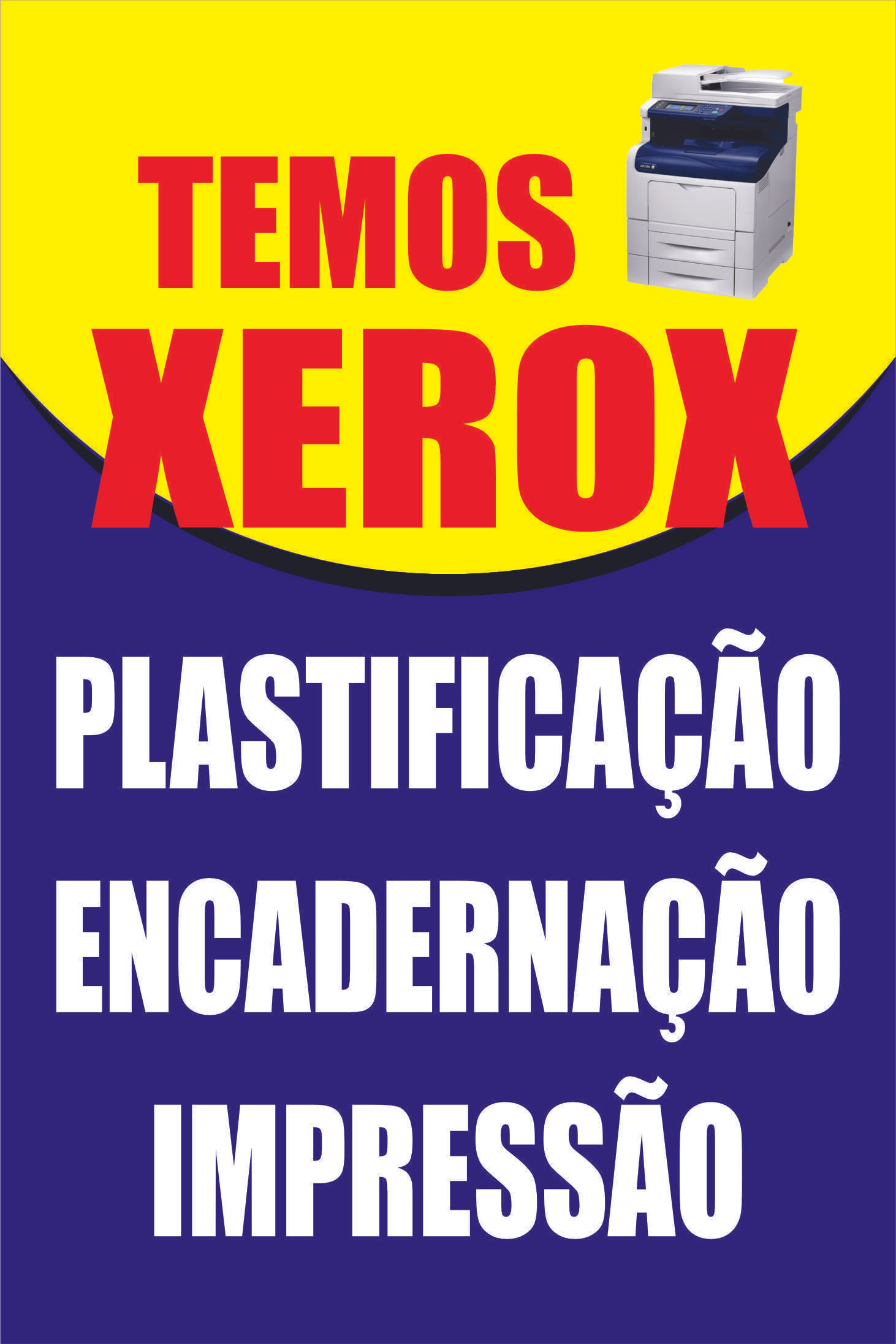 Miniatura Banner Arte Pronta - Temos Xerox