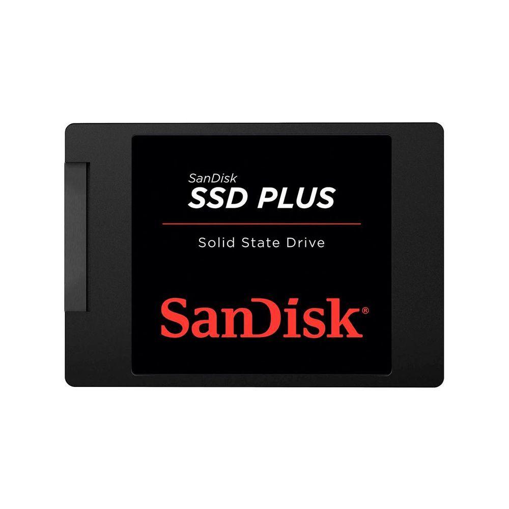 Miniatura Ssd 1tb Sandisk Plus, Leitura 535mb/s, Gravação 350mb/s, Sata Iii 6gb/s - Sdssda-1t00-g27