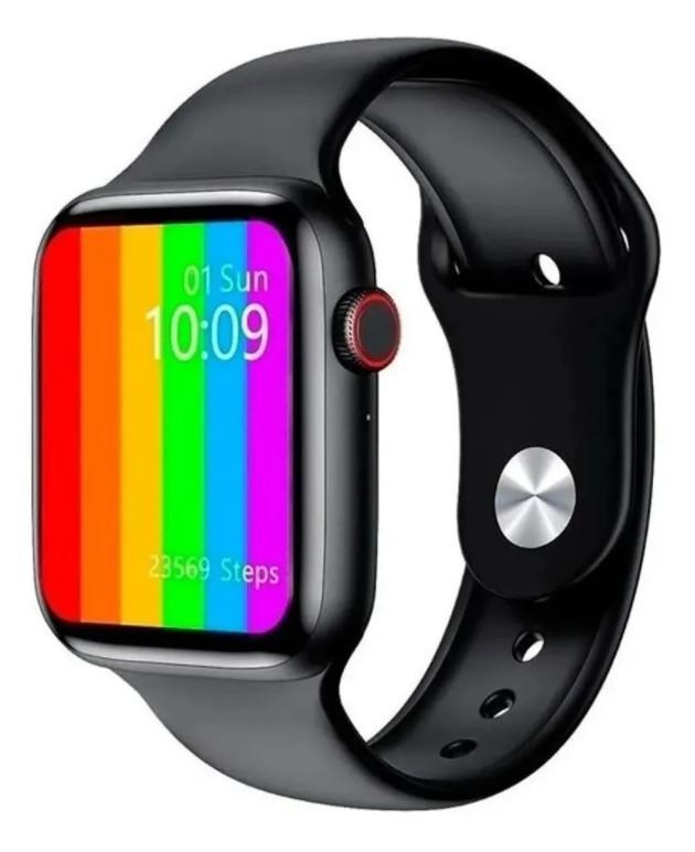 Miniatura Smartwatch Iwo 12 Lite W26 Troca Pulseira/Faz Ligação-Preto Homologação: 43571603030