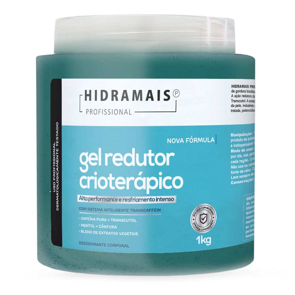 Miniatura Gel Redutor Hidramais Crioterápico 1KG