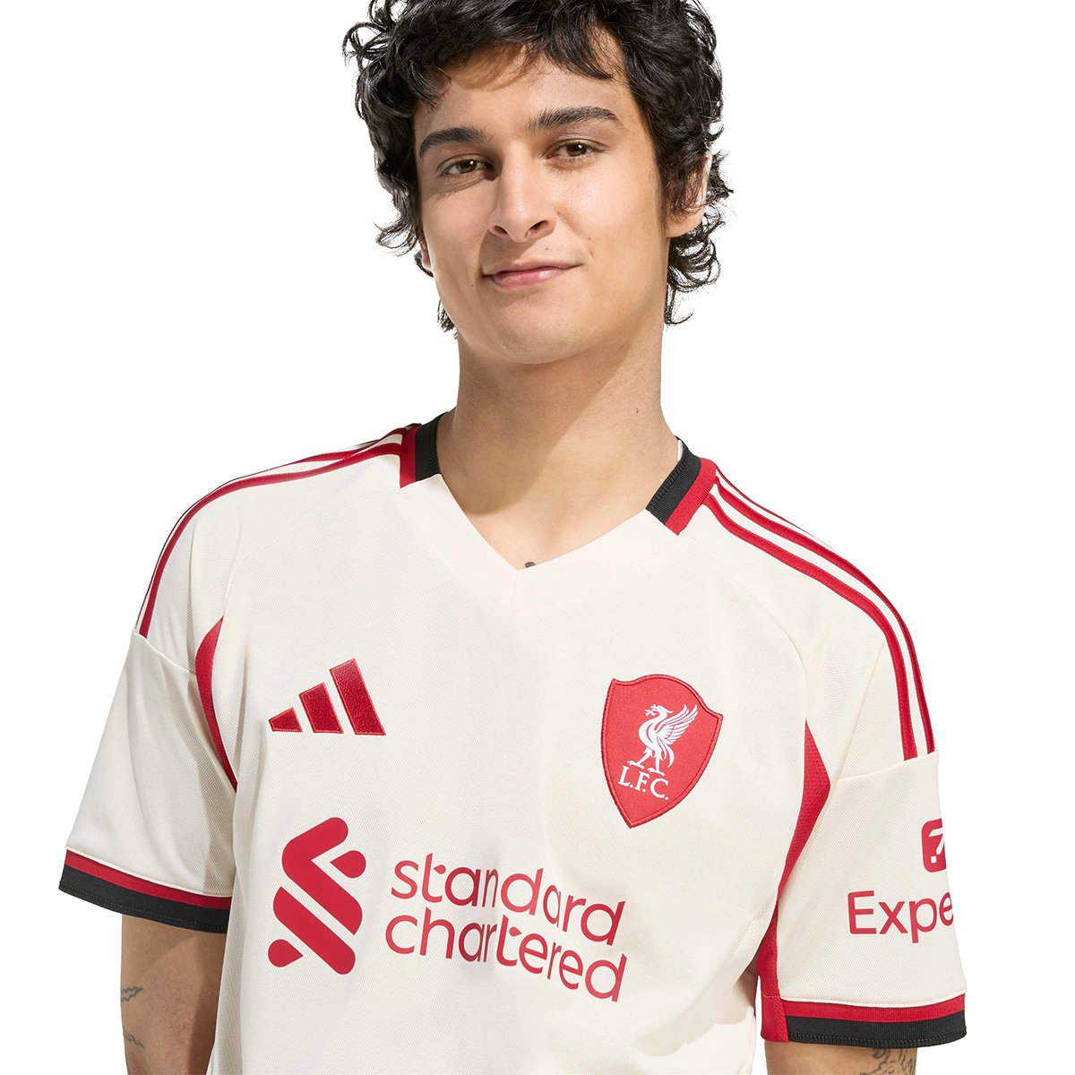 Miniatura Camisa Liverpool Away 25/26 s/n Torcedor Adidas Masculina Branco - G