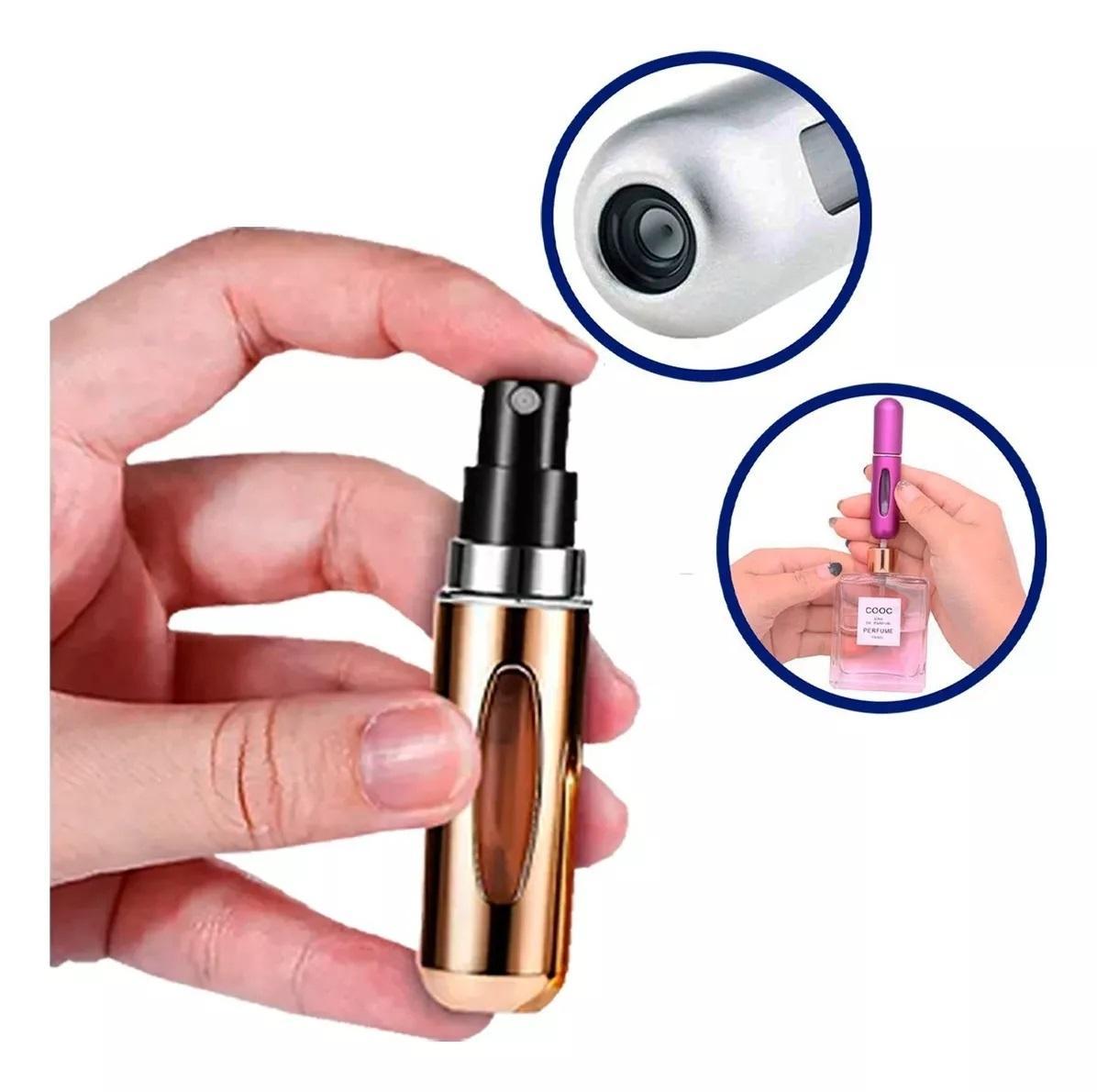 Porta Perfume Borrifador Decant Recarregável - 5Ml