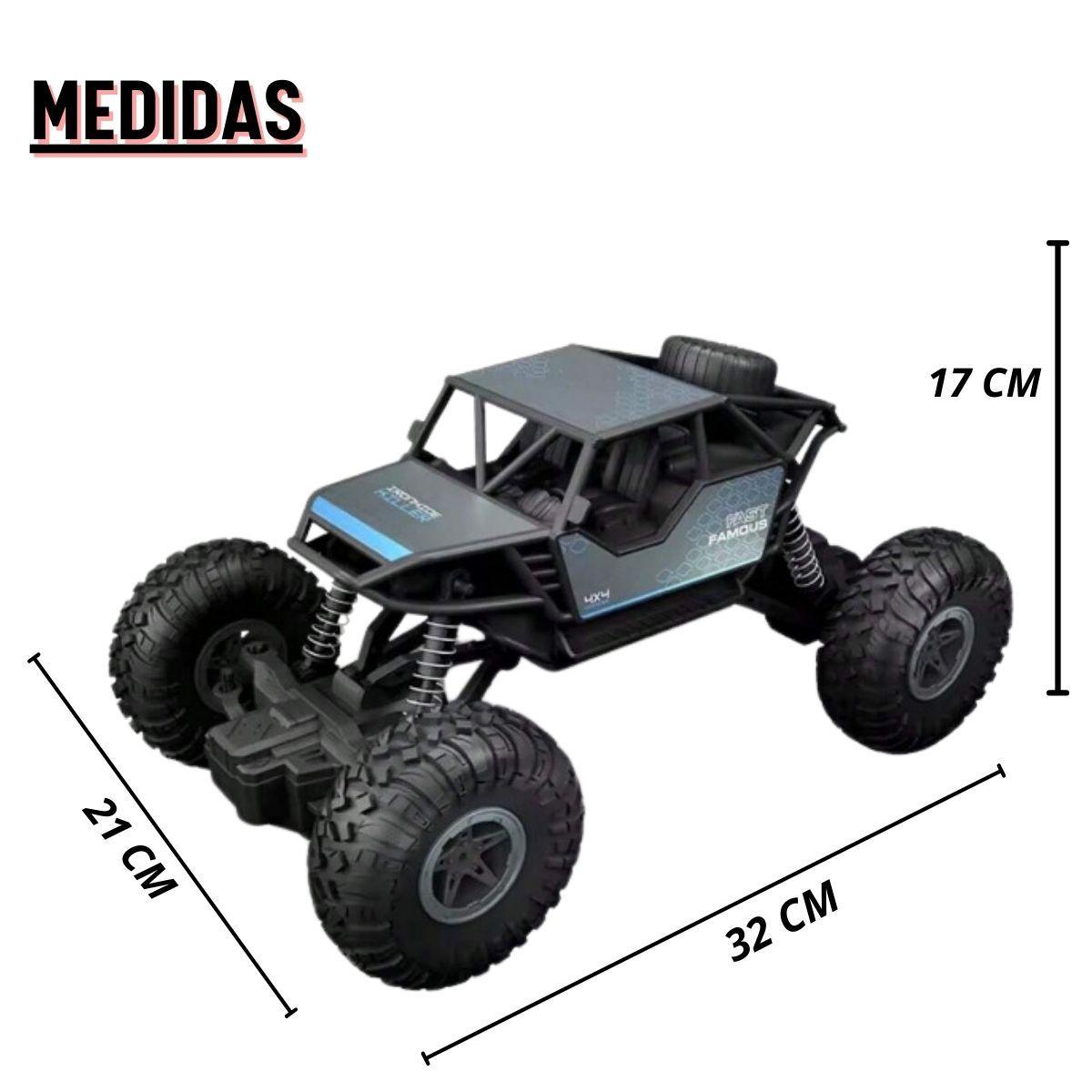 Miniatura Carrinho De Controle Remoto Subida Na Terra Jipe-Bigfootcar