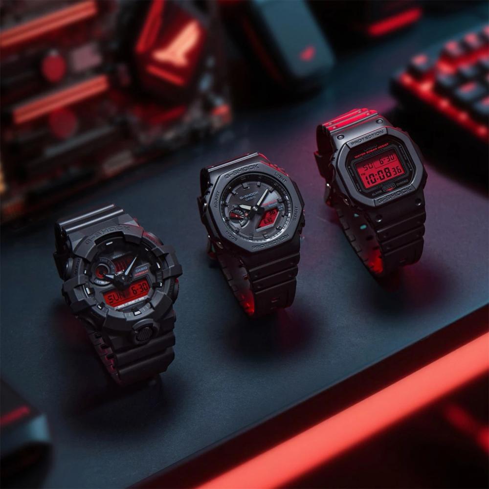 新品　DW-5600BBR-1JF　G-SHOCK　ブラック ＆ ボールドレッド Relógio Casio G-Shock DW-5600B… | Shopping do Inter