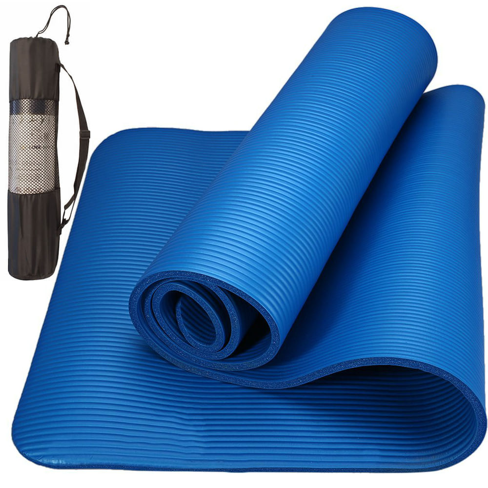 Miniatura Colchonete Tapete Yoga Mat Pilates Ginástica 10mm Com Bolsa