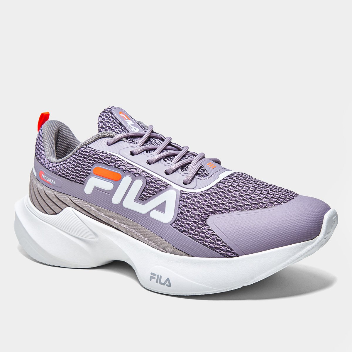 Miniatura Tênis Infantil Fila Progress Roxo+Cinza - 26