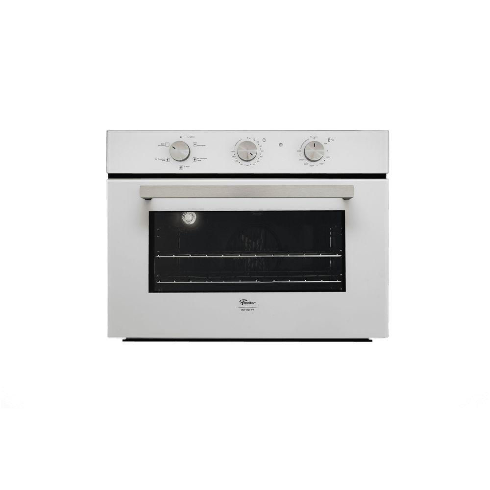 Miniatura Forno Elétrico Fischer Infinity Embutir 50L Com Air Fryer Branco 127V