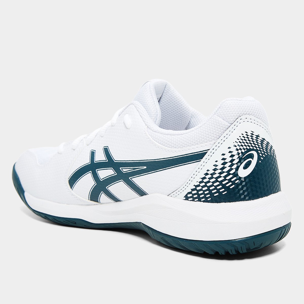 Miniatura Tênis Asics Gel-Dedicate 8 Masculino Branco+Verde - 39