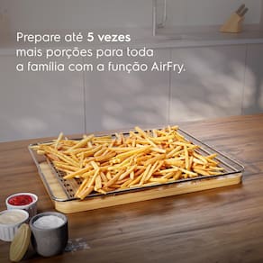 Forno de Embutir Elétrico Electrolux OE8EA 80L Experience Air Fryer, PerfectCook360 e Painel Touch