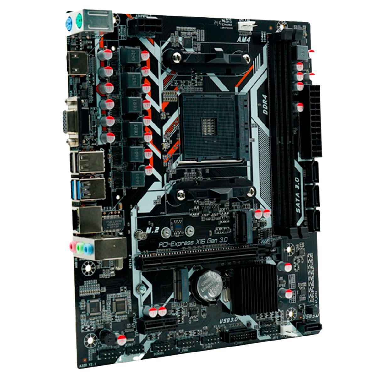Miniatura Placa Mãe , Afox Amd A320D4 M.2, Ddr4, 10/100/1000-