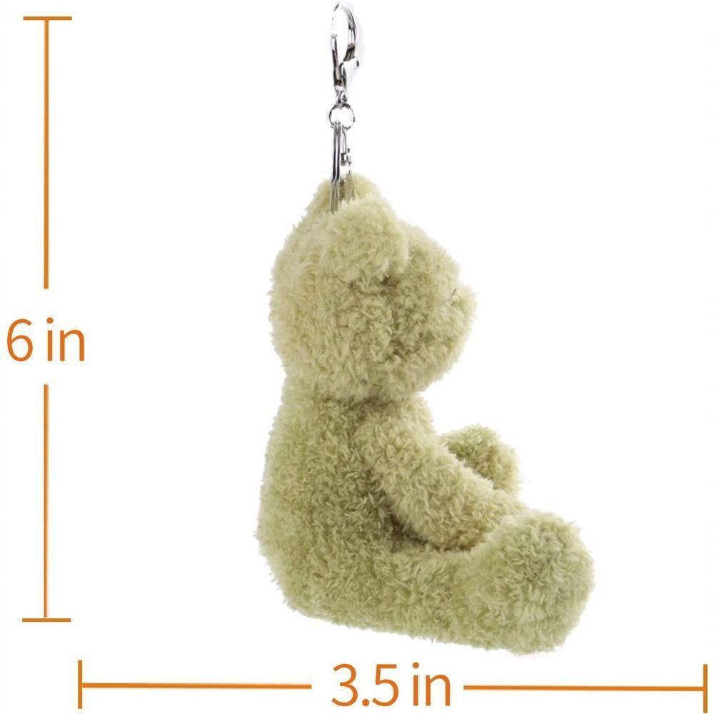 Miniatura Apricot Lamb Chaveiro Sapo De Pelúcia Fofo E Macio