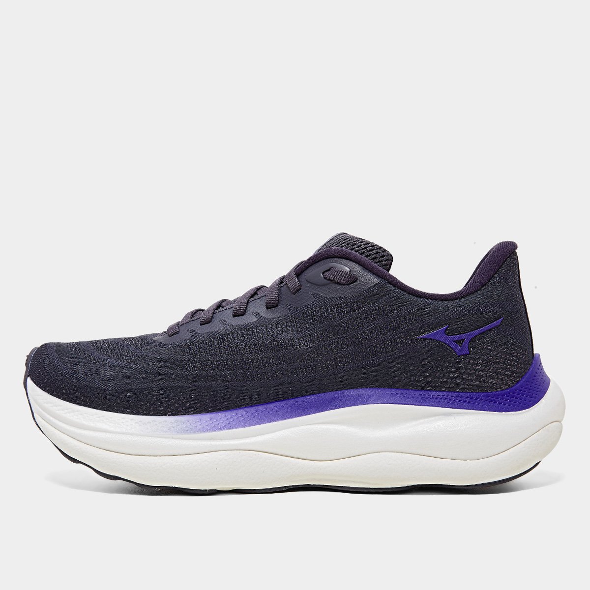 Miniatura Tênis Mizuno Wave Sky 9 Feminino Chumbo+Laranja - 34