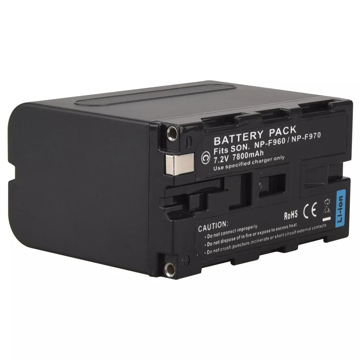 Miniatura Bateria Np- F970 Iluminador Led Yn900 Yn600 Np-f970 Longa