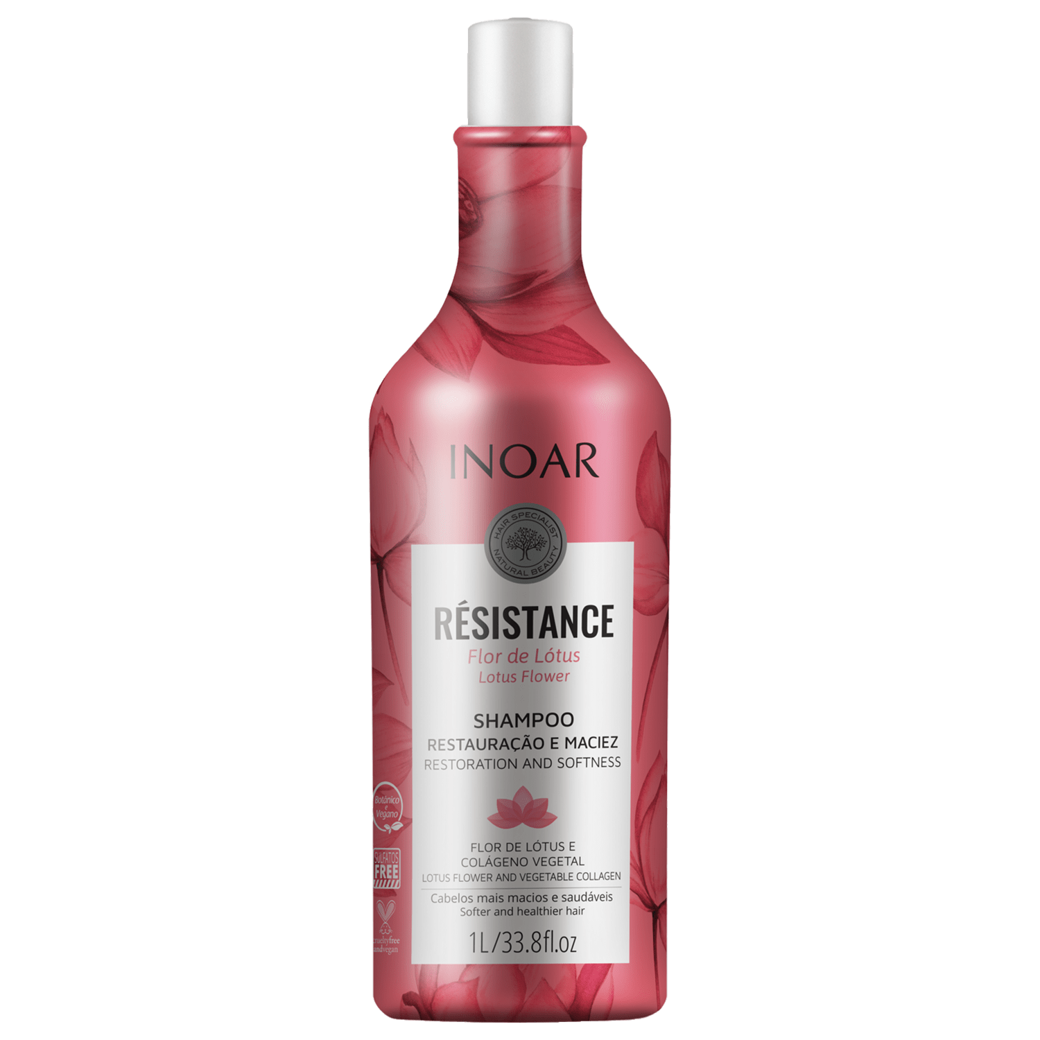 Miniatura Inoar Résistance Flor de Lótus - Shampoo 1L