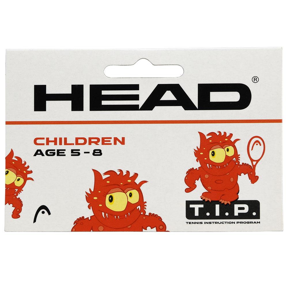 Miniatura Bola de Tênis Head T.I.P Amarela e Vermelha - Estágio 3