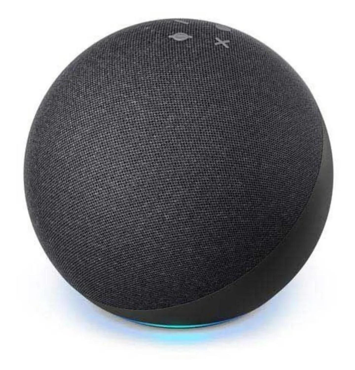 Miniatura Smart Speaker Amazon Echo Dot 4Th Gen Com Alexa Tela 110/240V Novo - 7896743748933 - Smart speaker - Ybx - Echo dot 4ª geração