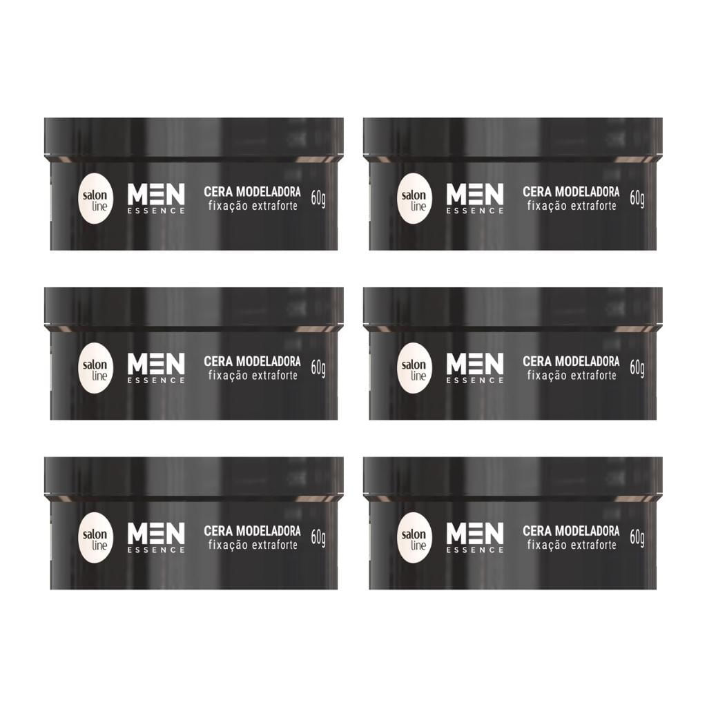Miniatura Cera Capilar Salon Line 60G Men Modeladora Extraforte - 6Un