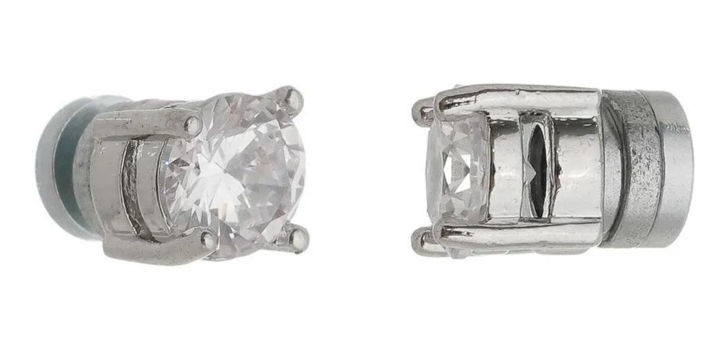 Miniatura Brinco Masculino Magnético/ Imã / Brilhante - Par