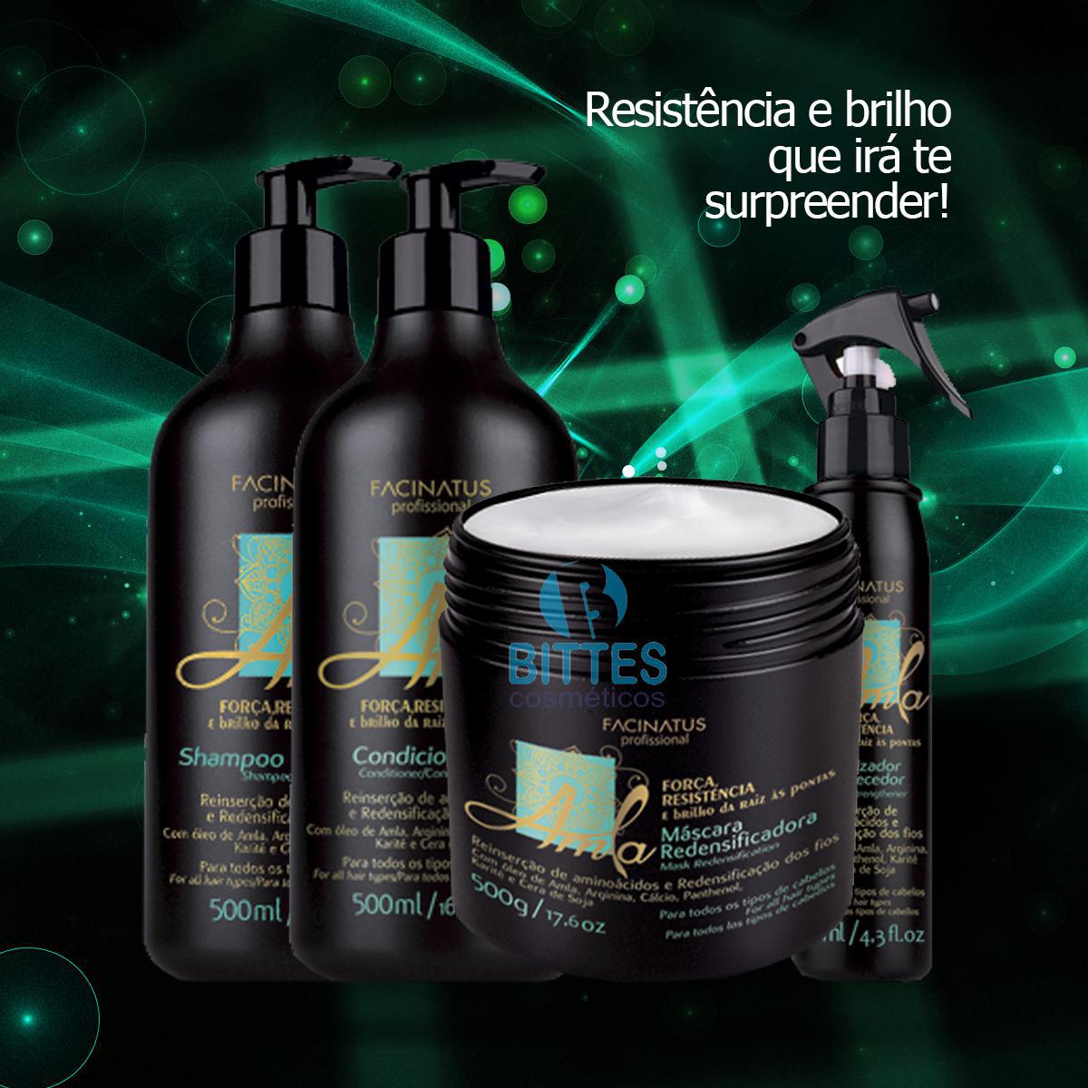 Miniatura Kit Amla Facinatus Cosméticos Força, Resistência E Brilho