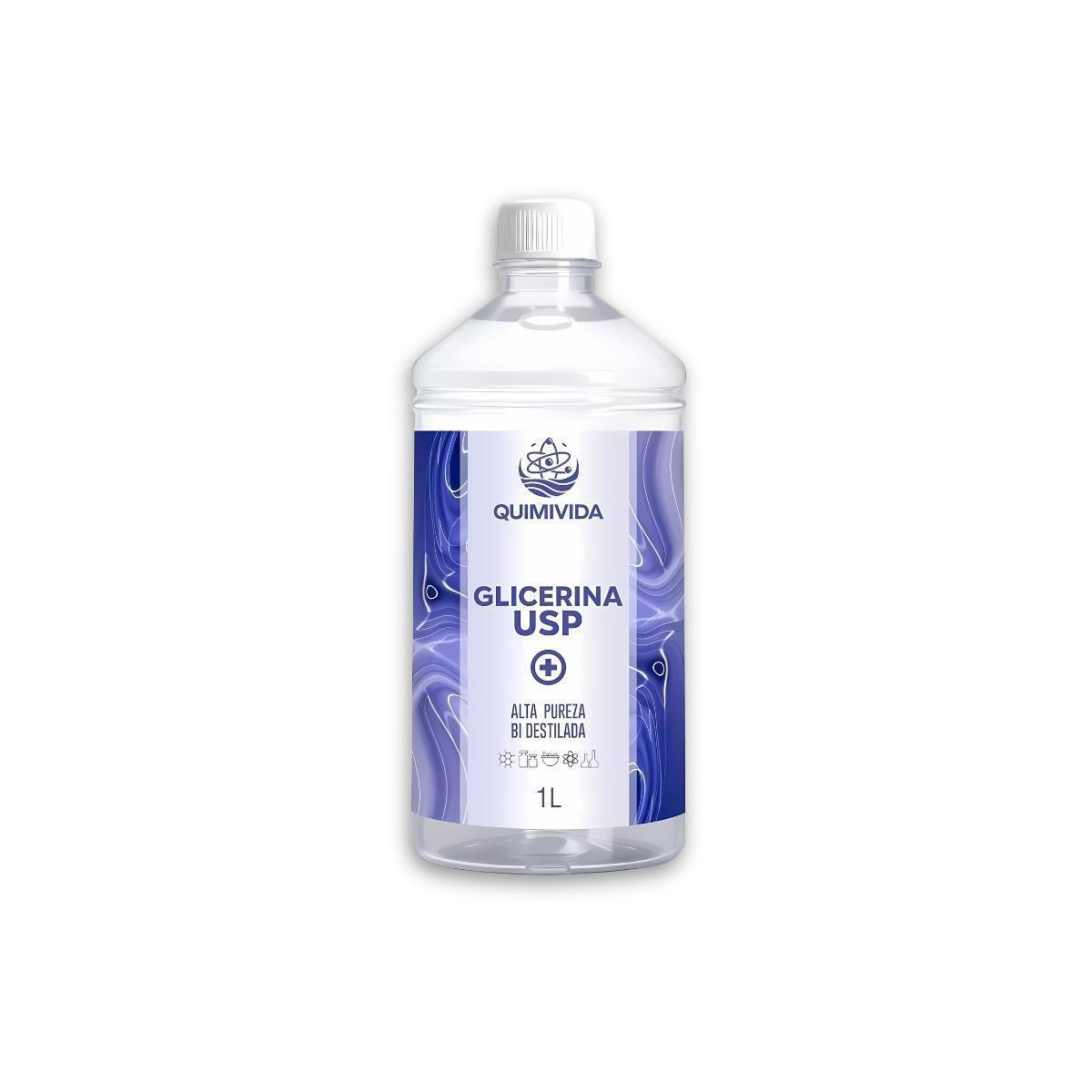 Miniatura Glicerina Usp 1L Produção De Sabonetes E Produtos De Higiene
