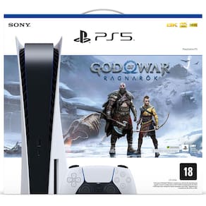Miniatura Console Playstation 5 825GB SSD God of War Ragnarok Bundle