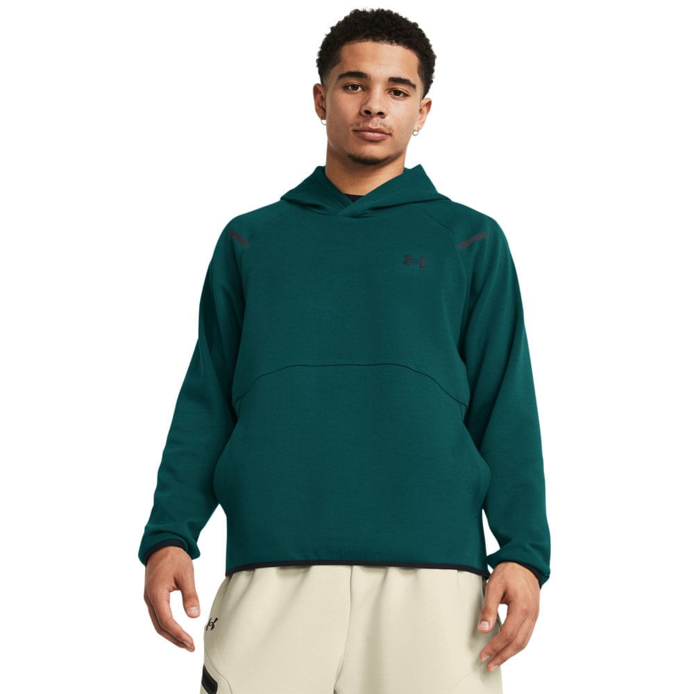 Miniatura Blusa de Moletom Masculina Under Armour Unstoppable Flc Azul - G