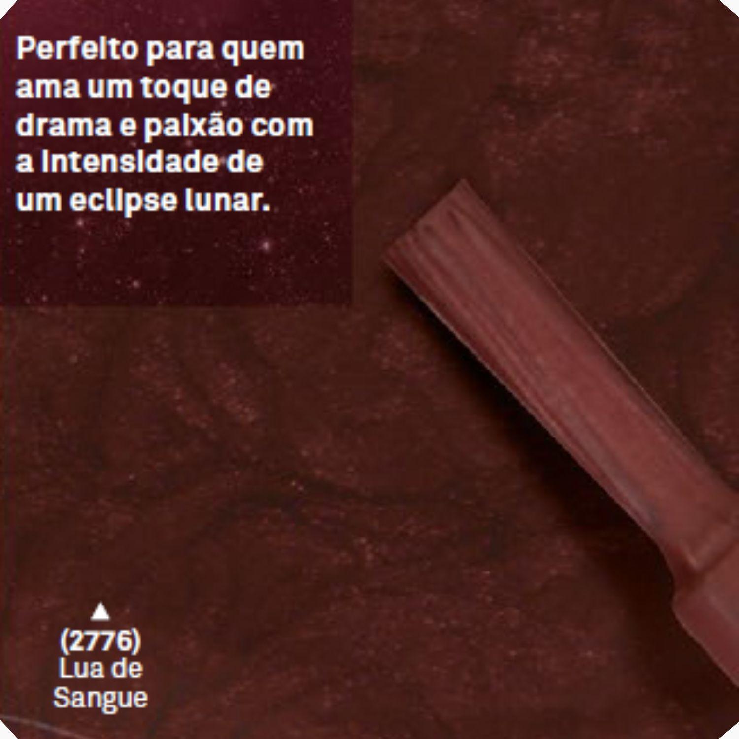 Miniatura Esmalte Em Gel Metalizado Lua Sangue Não Precisa Cabine Seca