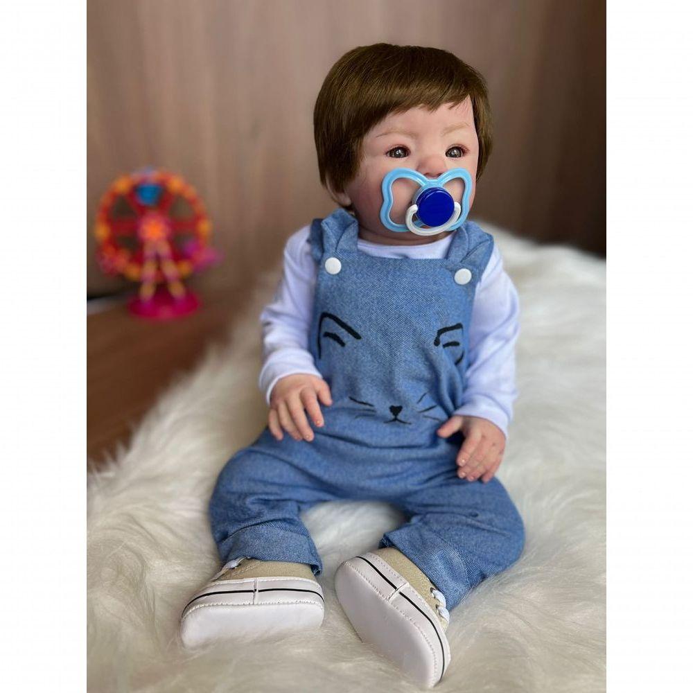 Miniatura Bebê Reborn Theo - Kit Simples Corpo Do Bebê Vinil