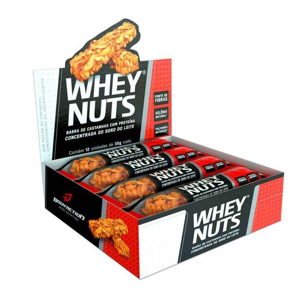 Miniatura Whey Nuts Caixa Com 12 Unidades 360g