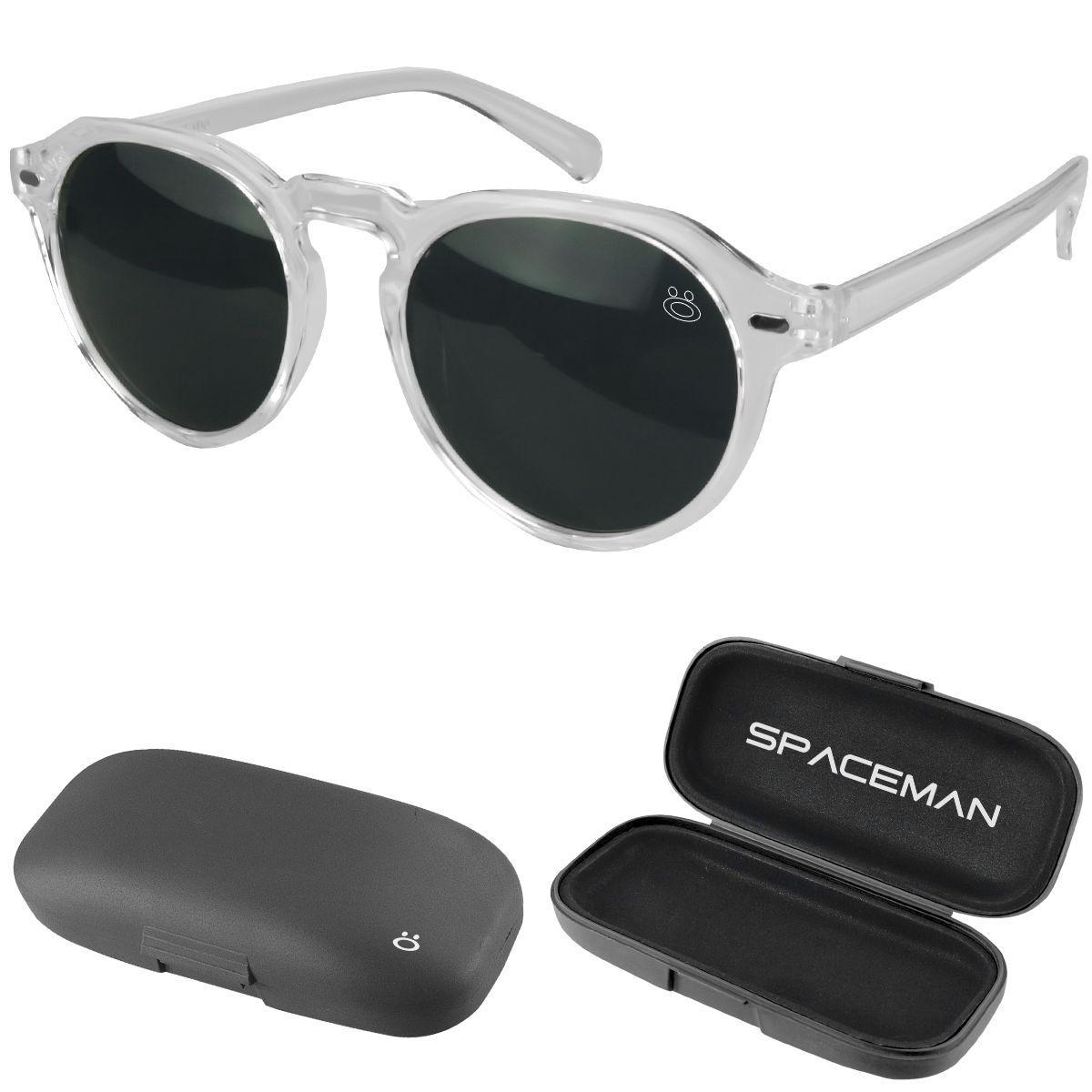 Miniatura Óculos Sol Masculino Vintage Acetato Proteção Uv + Case