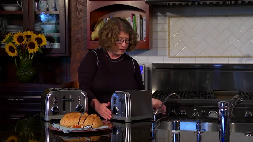 Miniatura Torradeira Elétrica Cuisinart CPT180W Com 4 fatias Branca 110V