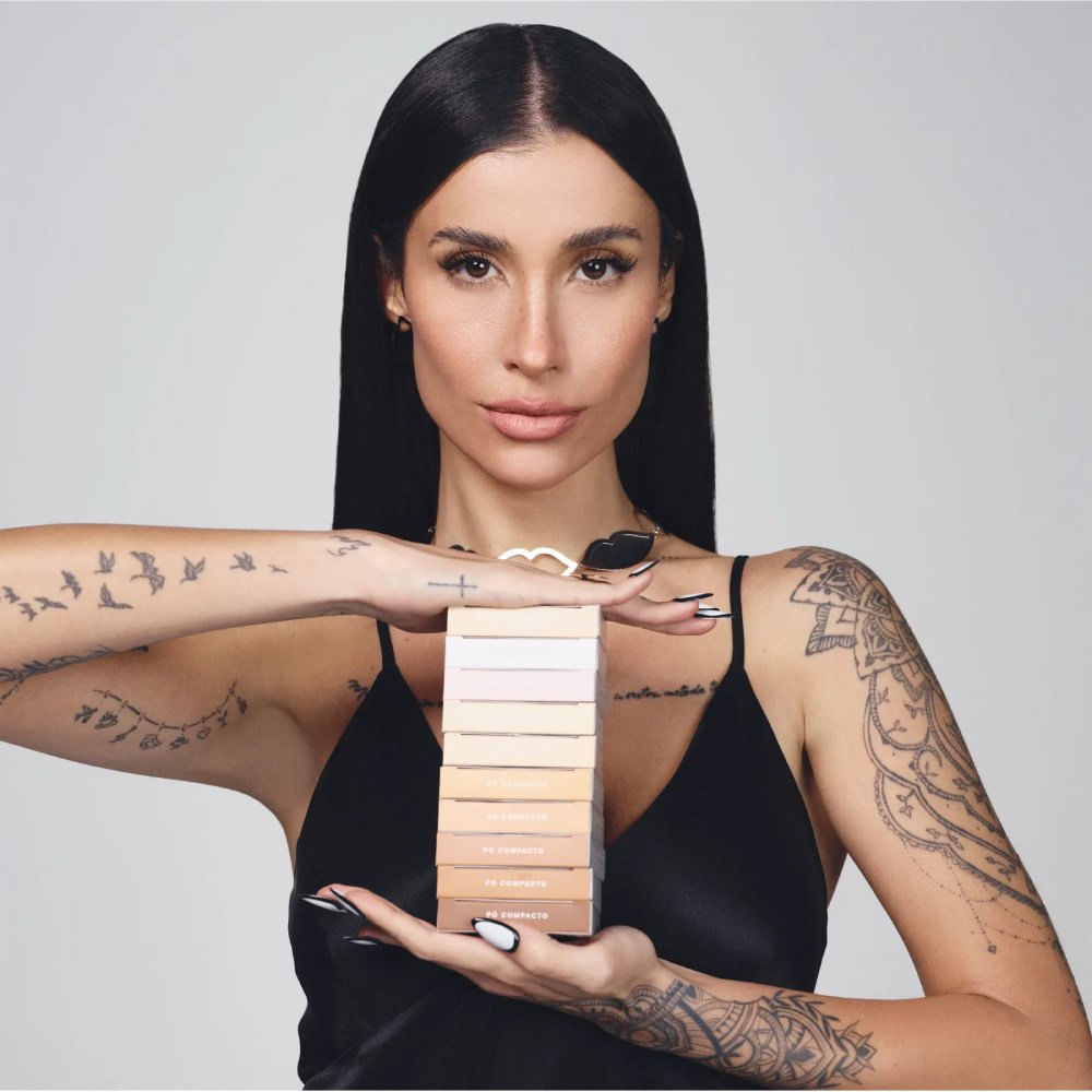 Miniatura Pó Compacto Boca Rosa Beauty Cor Br03 9g