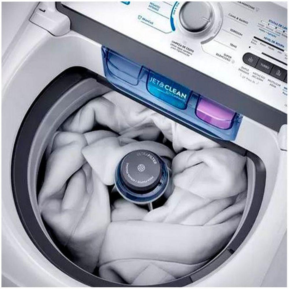 Miniatura Lavadora De Roupas Led14 14kg Cesto Inox Electrolux Branco 220v 220V
