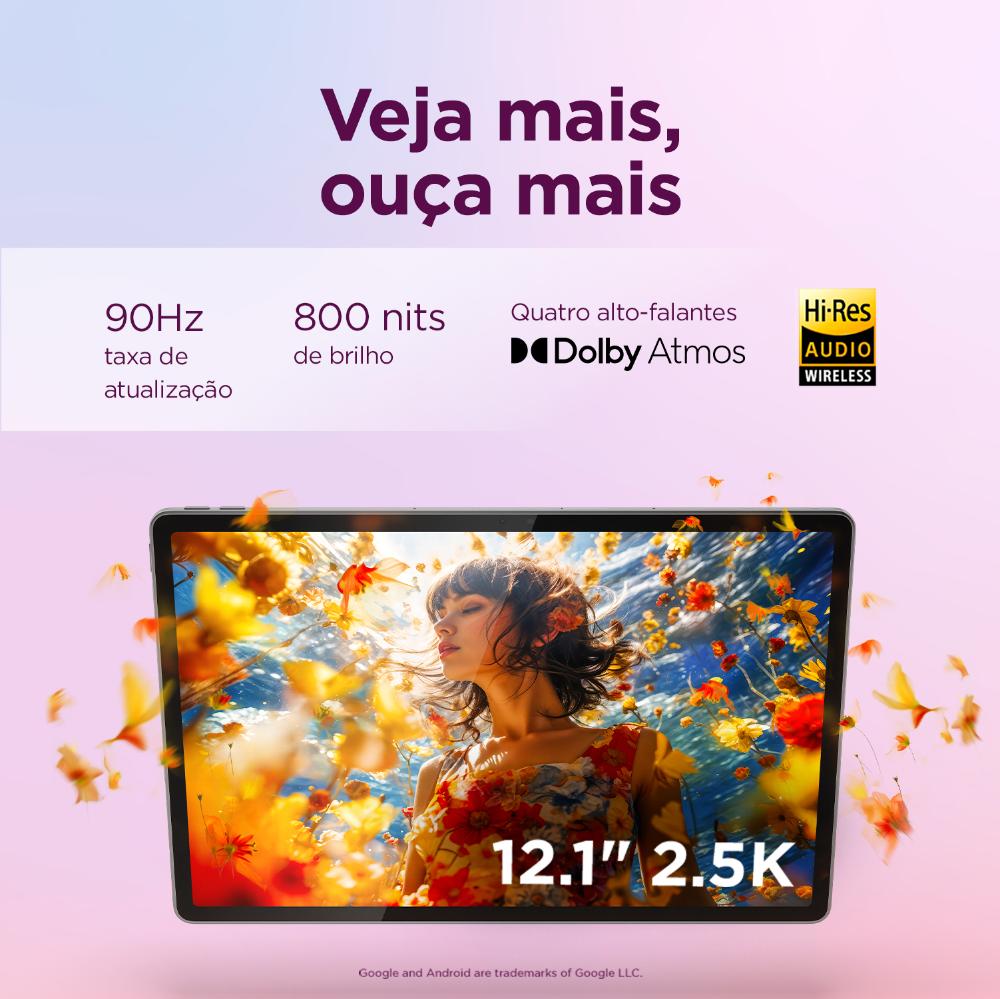 Miniatura Tablet Lenovo Idea Tab Plus Octa Core 8GB RAM 256GB Luana Grey - ZAGJ0575BR