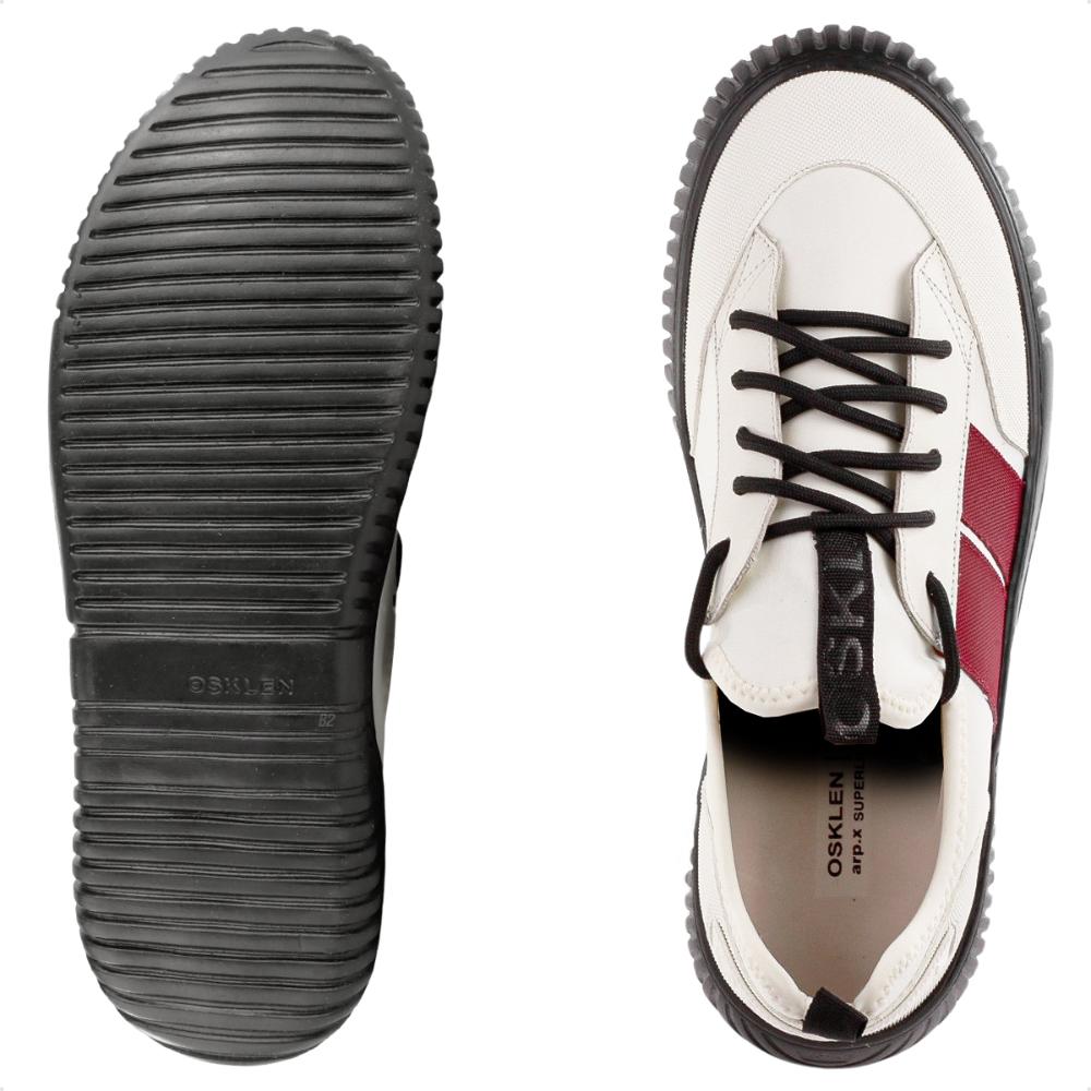 Tênis Osklen Arpx Straps Monochromatic Masculino Off White / Vermelho - 39