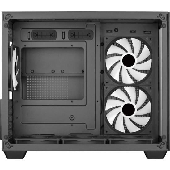 Miniatura Gabinete Gamer Aerocool Dryft Preto Com 6 Fans Argb Lateral