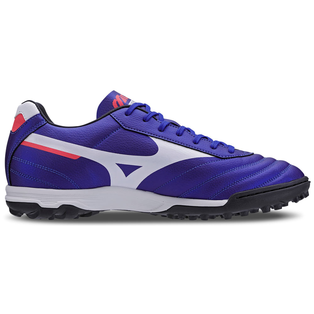 Miniatura Chuteira Society Masculina Mizuno Morelia Classic AS 38 Azul