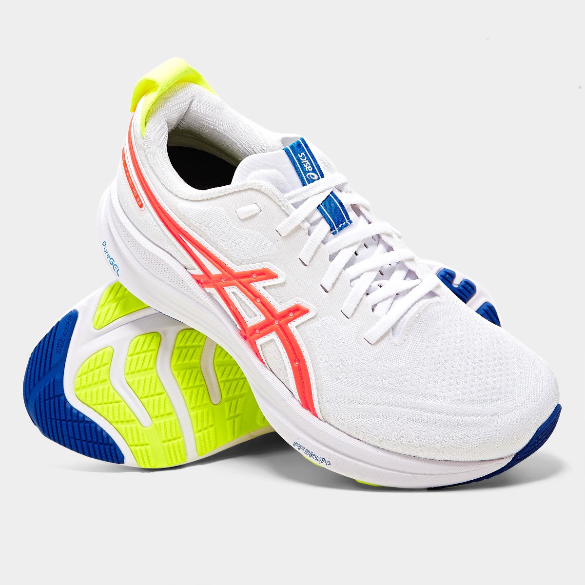 Miniatura Tênis Asics Gel Kayano 32 ATC Feminino Branco+Laranja - 33
