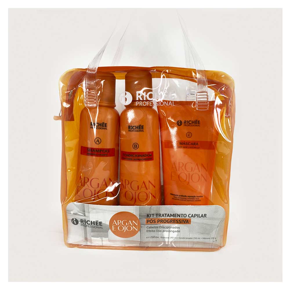 Miniatura Richée Professional Home Care Argan E Ojon Kit Shampoo + Condicionador + Máscara Kit