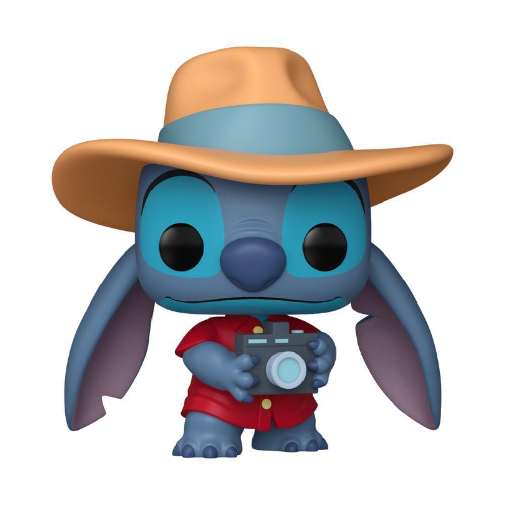 Miniatura Boneco Funko Pop Disney Lilo & Stitch - Stitch Turista