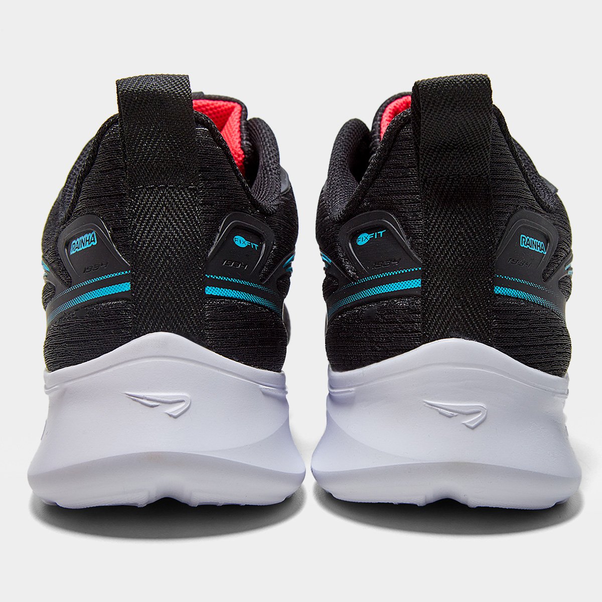 Miniatura Tênis Rainha Fire Feminino Preto+Azul - 34