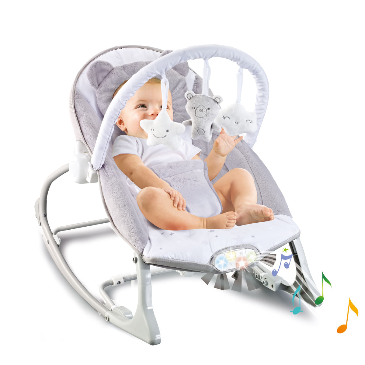 Miniatura Cadeira de Descanso Musical Urso Polar Até 18kgs - Maxi Baby