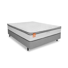Miniatura Cama Box Casal MGA Itaflex Colchão Inducol Montreal Europillow Molas Ensacadas SoftGel