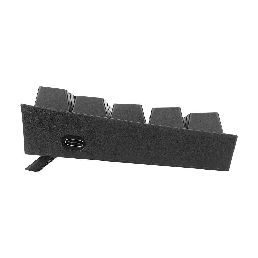 Teclado Gamer Fizz Pro K616 Rgb Switch Brown - Preto