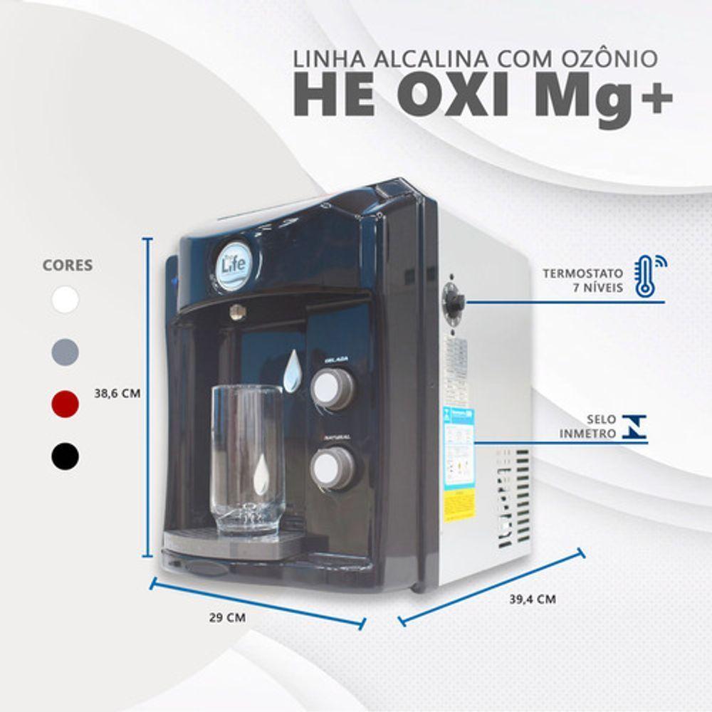 Miniatura Purificador De água Gelada Alcalina Ionizada C/ Magnésio Mg+ Voltagem:220v;cor:preto