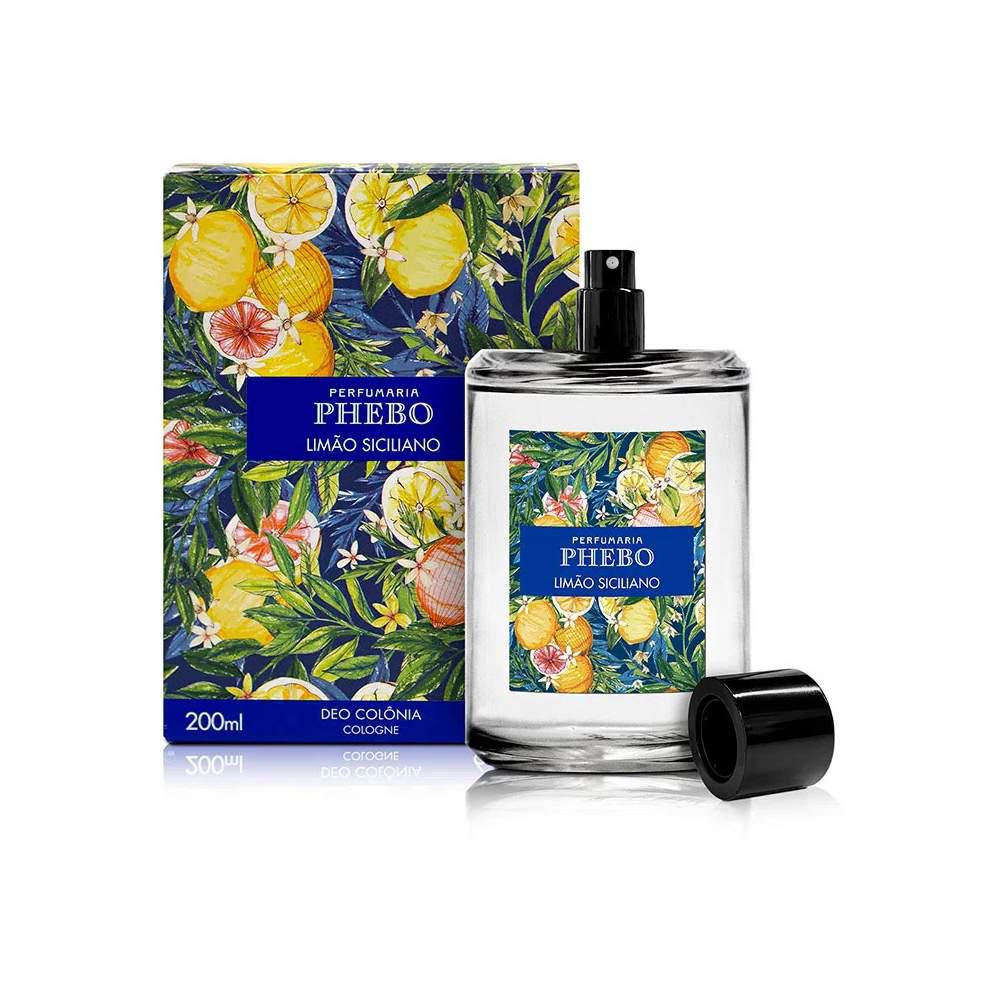 Miniatura Limão Siciliano Phebo Deo Colônia Unissex 200Ml
