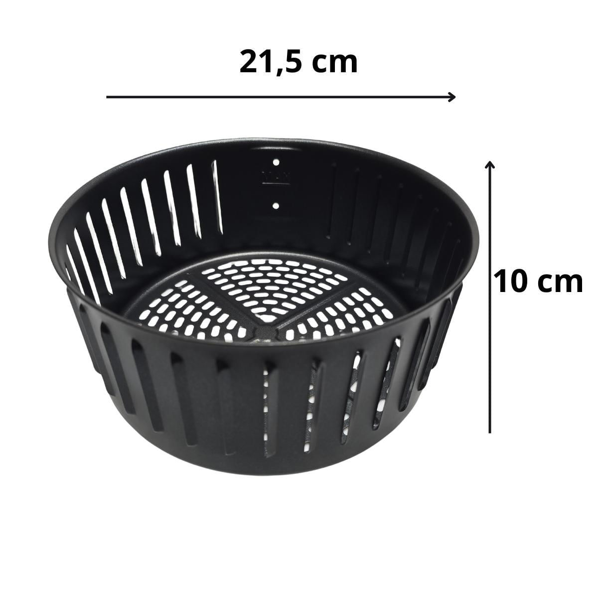 Miniatura Cesto Da Fritadeira Air Fryer Antaderente Af33 Af34 Mondial