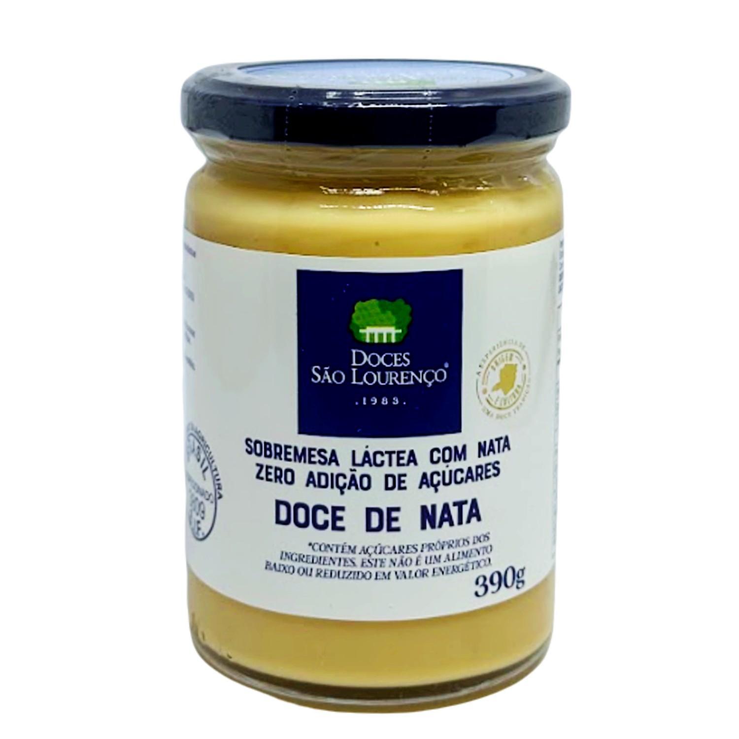 Miniatura Kit 3Un Doce De Nata Zero Adição De Açucar Sao Lourenco 390G