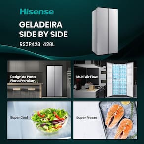 Geladeira 428L Hisense RS3P428… | Shopping do Inter
