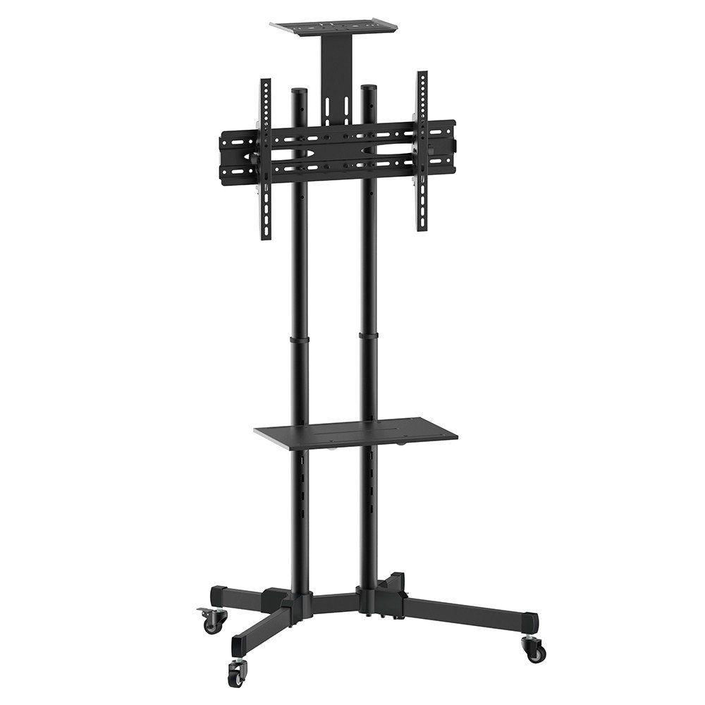 Miniatura Pedestal Para Tv 32 A 75 Suporte Com Rodízios Cts600